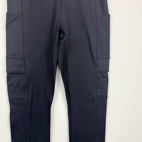 Pink Active Black High Rise Pocket Leggings Size S Athletic Workout Yoga Pants - Picture 5 of 8